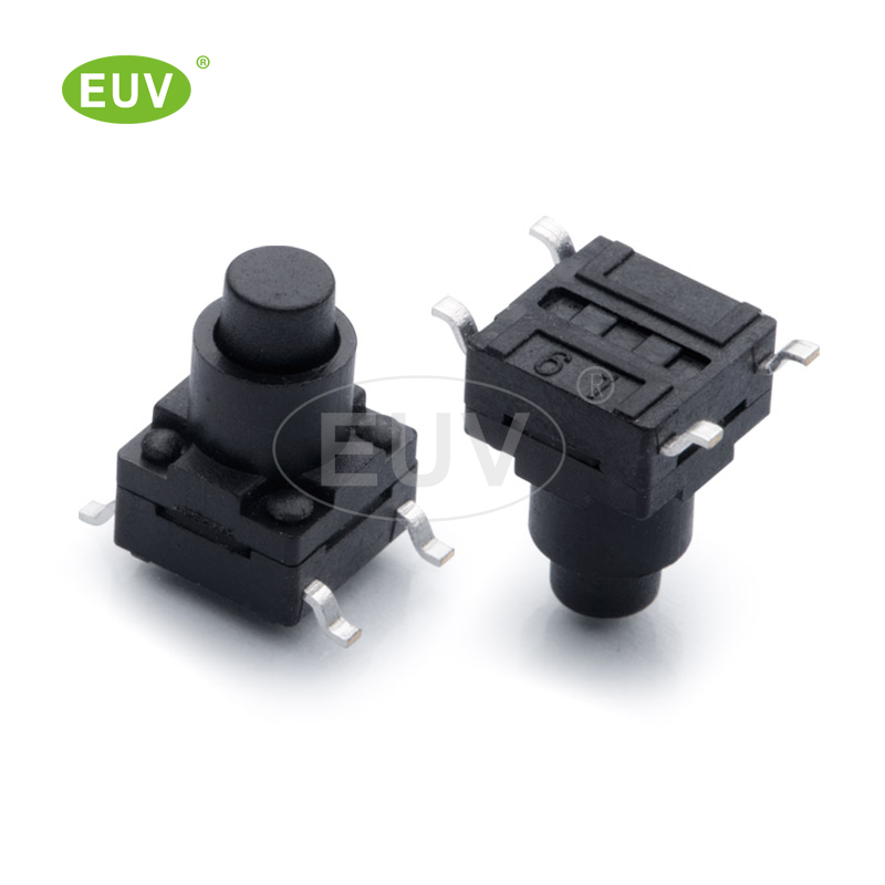 6.0mmx6.0mm 帶護套 防塵防水IP67 貼片輕觸開關(guān)
